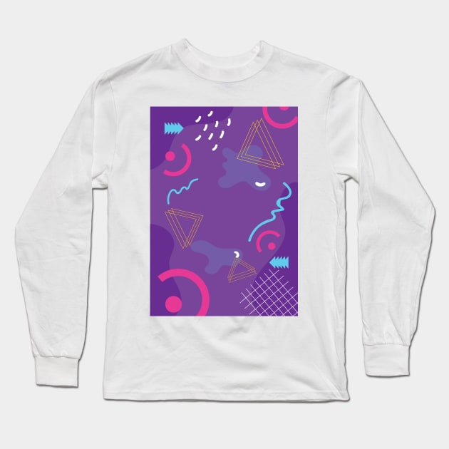 Abstract Composition 0.03 Long Sleeve T-Shirt by UnknownAnonymous